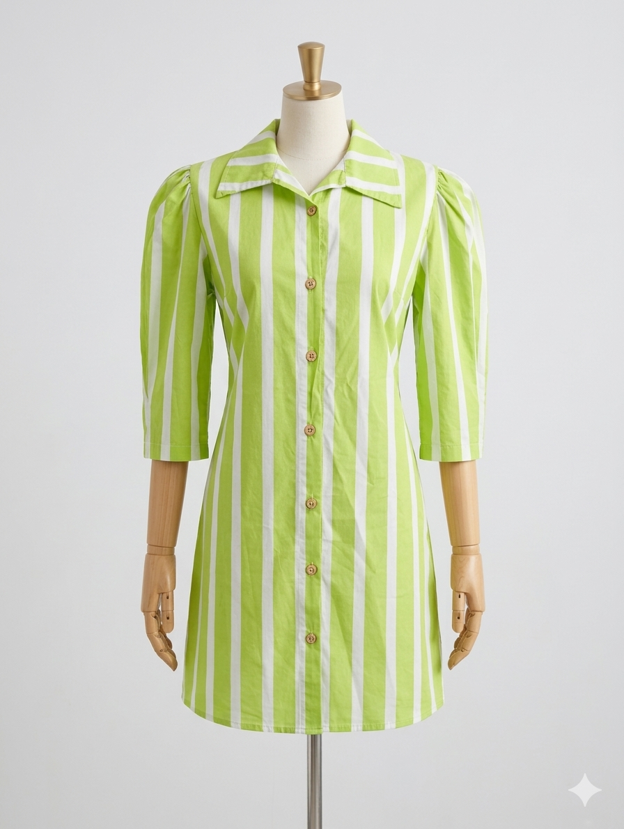 Vestido listrado 