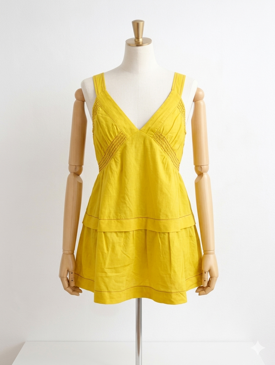 Blusinha regata modelo bata